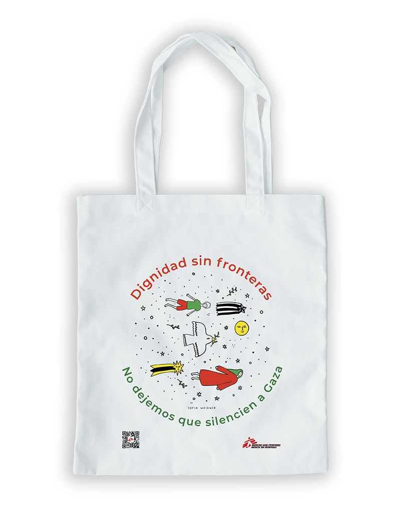 Totebag exclusiva Médicos Sin Fronteras